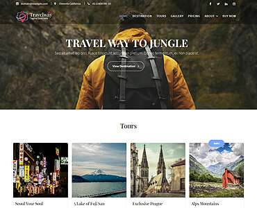 Travel Way Pro -Travel, Tours & Booking Premium WordPress Themes